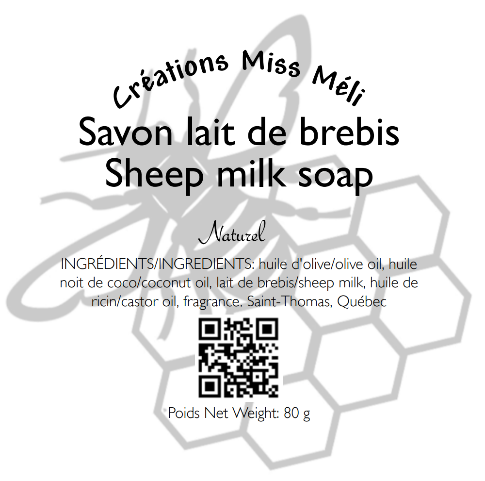 Sheep milk soap - Naturel