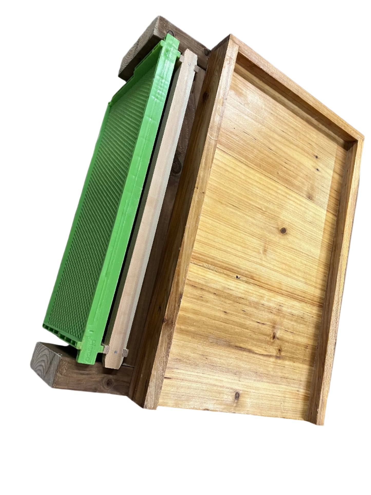 Side by Side Hive Stand - Unassembled - Weather Treated Wood