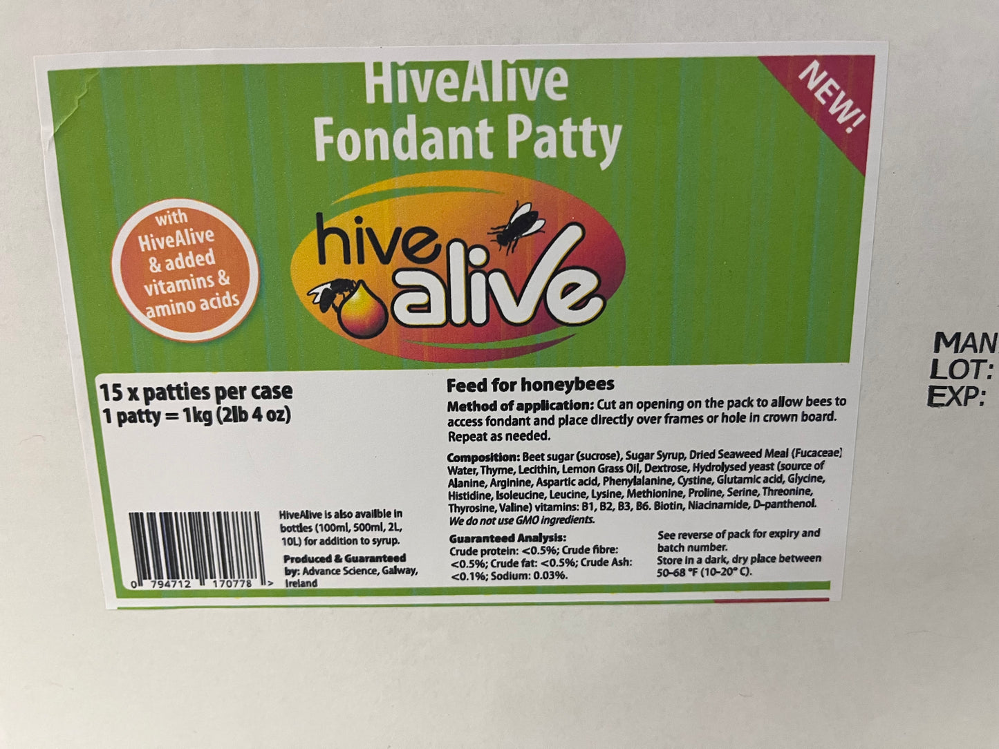Hive Alive Fondant Patties