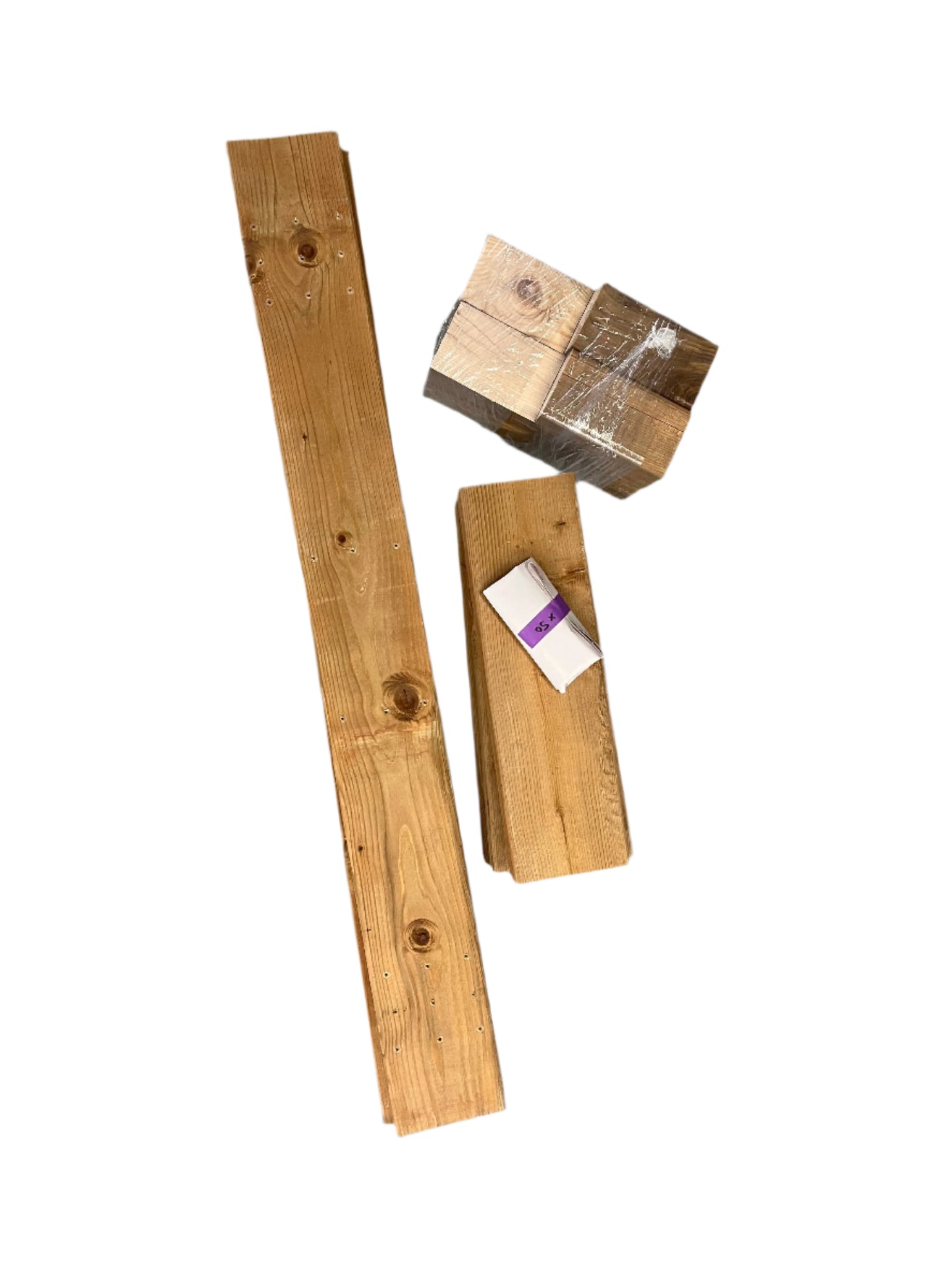 Side by Side Hive Stand - Unassembled - Weather Treated Wood