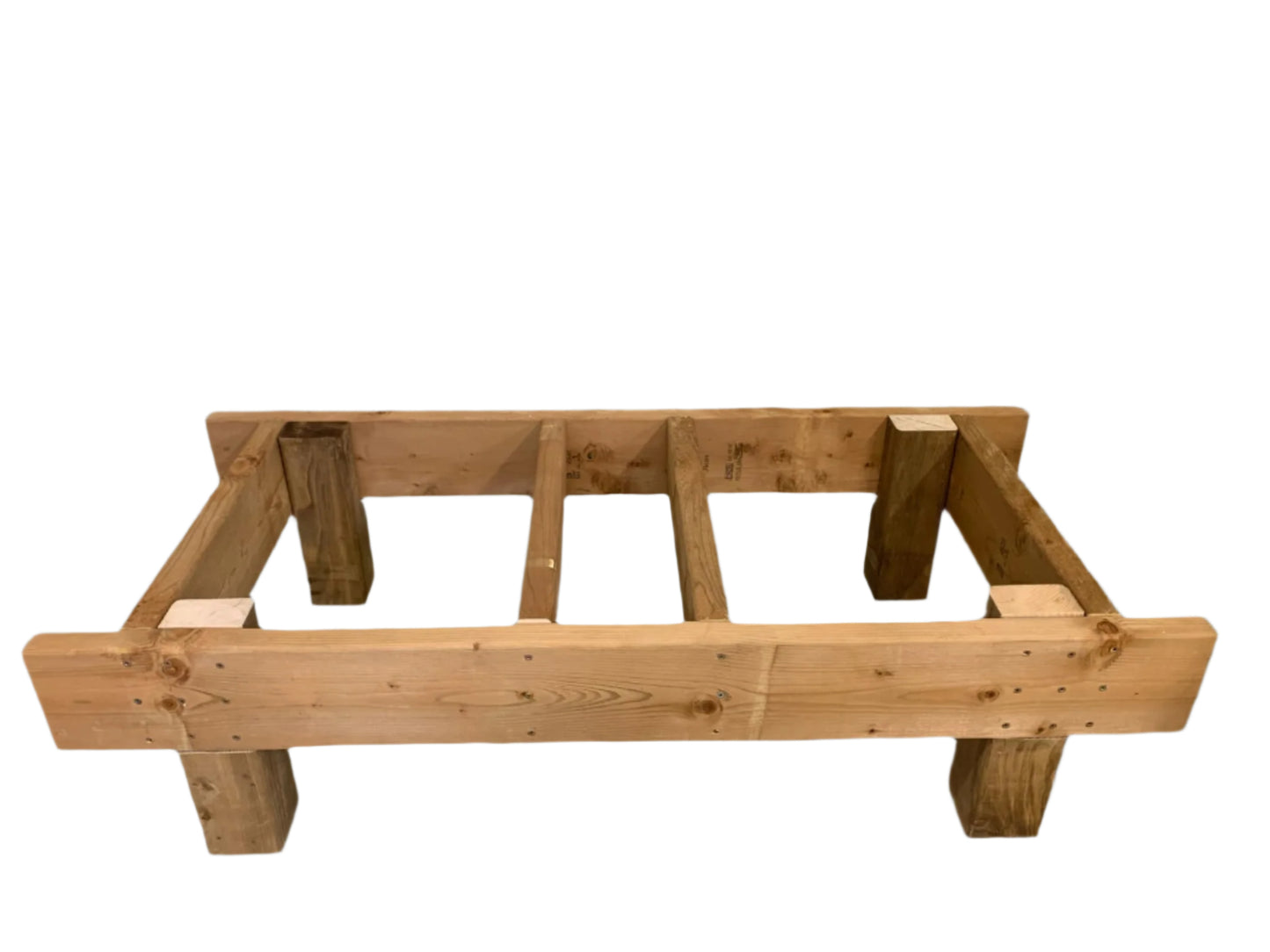 Side by Side Hive Stand - Unassembled - Weather Treated Wood