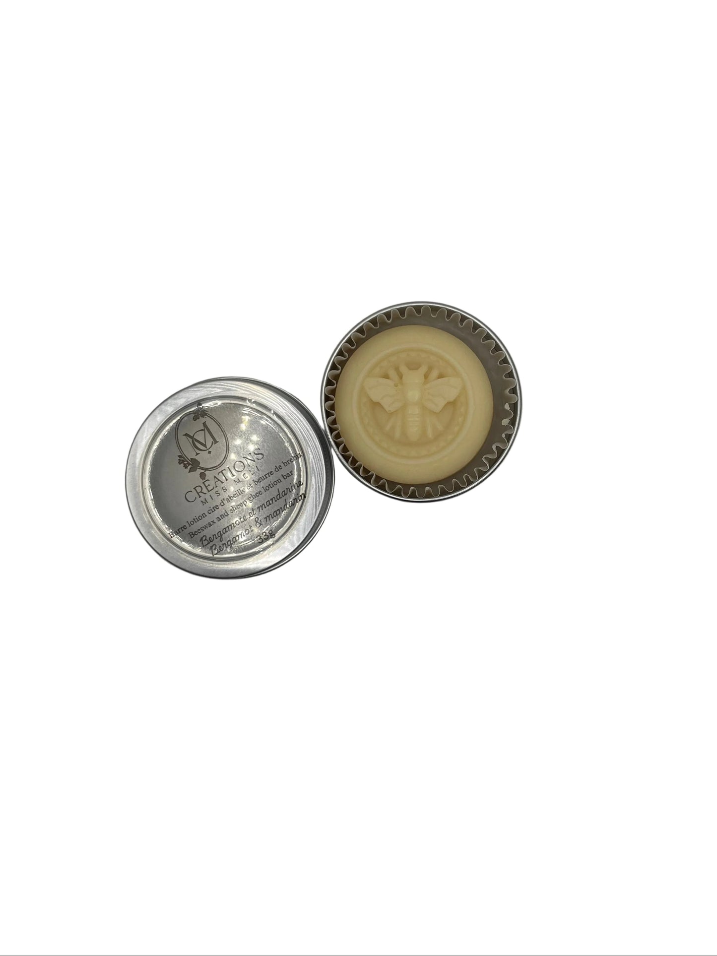 Barre lotion cire d'abeille et beurre de brebis