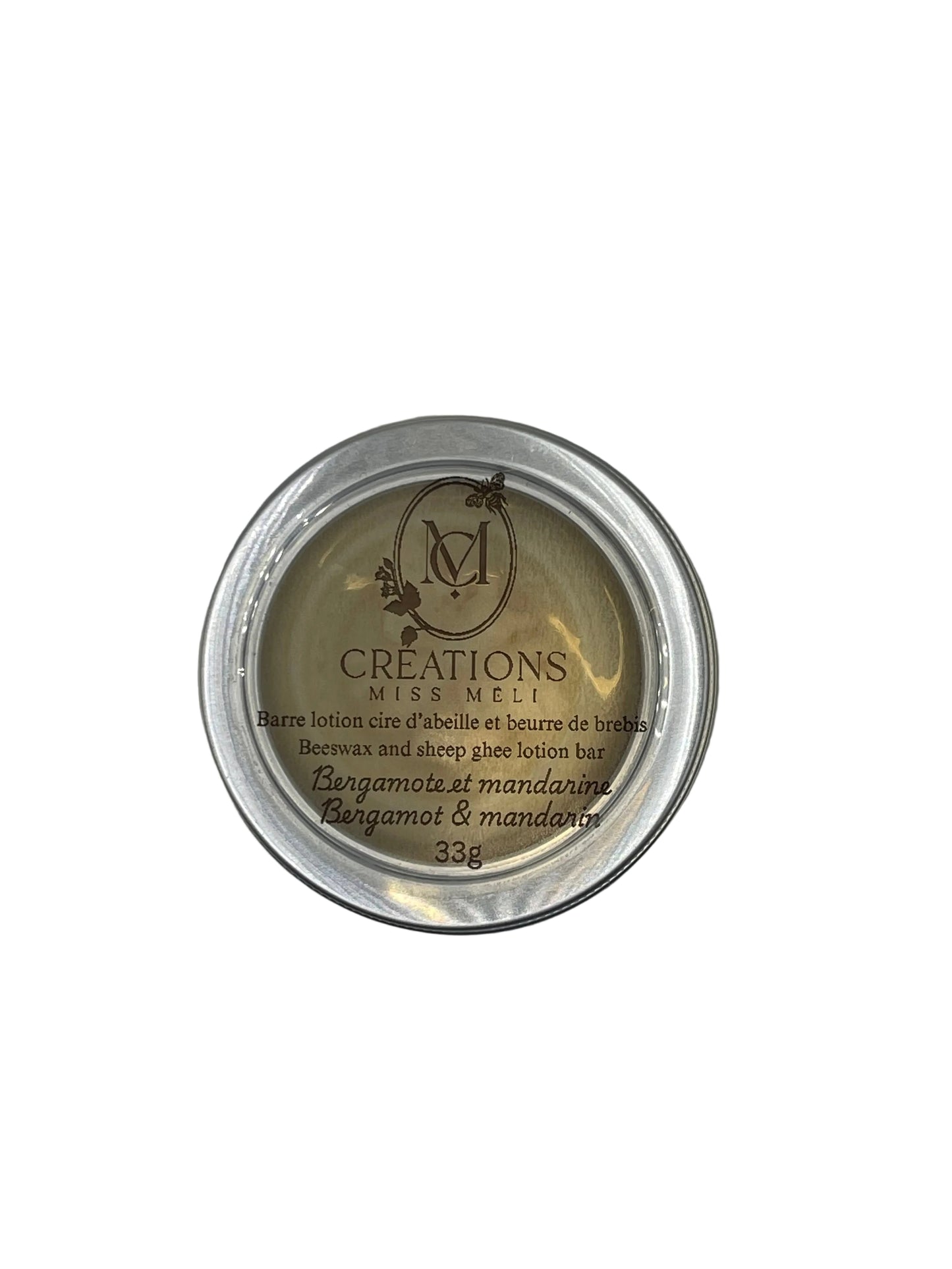 Barre lotion cire d'abeille et beurre de brebis