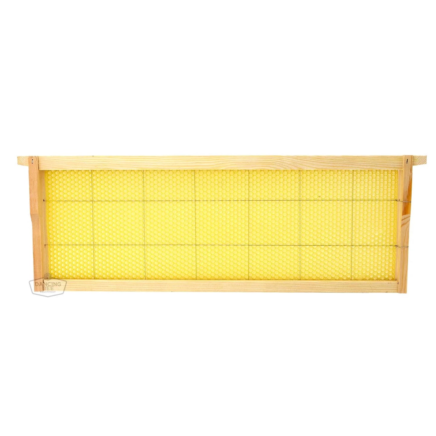 Dancing Bee | Assembled Beeswax Frame | Medium (6 1/4")
