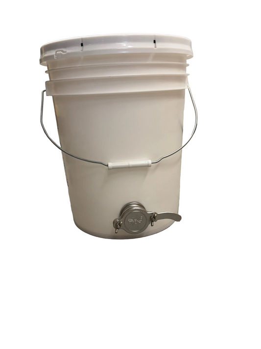 Chaudiere 5 gallon avec valve a miel en inox